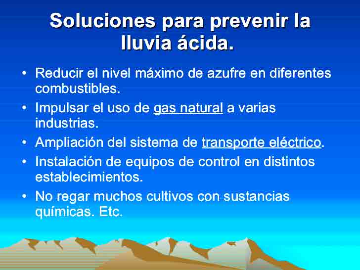 ¿Qué es la lluvia ácida? - Eurofontanilla